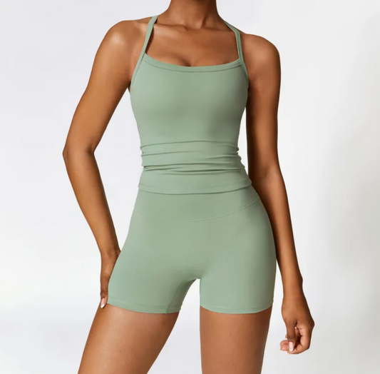 Slimming Brushed Fit Quick-Dry Yoga Set
